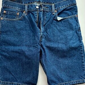 Levi's 505 Dark Blue Jean Shorts